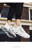 Spring Breathable Men's Sneakers Mesh Casual Shoes Blade Design Tenis Sneakers Summer White Outdoor Running Tennis Blade Sneakers Sport Fashion Comfortable Casual Gym Sneakers by Stevvex