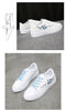 Spring Fashion Breathble Women Sneakers Leather Platform Shoes Women Lace Up Casual Shoes White Fashion Sneakers White PU Leather Platform Sneaker For Women Lace Up Walking Sneakers by Stevvex