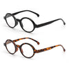 Spring Hinge Round Style Reading Glasses For Women And Men Diopter Magnifier Glasses In Black Sunglasses For Ladies Eyewear Small Frame Glasses by Stevvex
