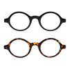 Spring Hinge Round Style Reading Glasses For Women And Men Diopter Magnifier Glasses In Black Sunglasses For Ladies Eyewear Small Frame Glasses by Stevvex