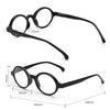 Spring Hinge Round Style Reading Glasses For Women And Men Diopter Magnifier Glasses In Black Sunglasses For Ladies Eyewear Small Frame Glasses by Stevvex