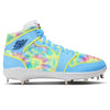 "Springtime Pastel" Jordan 1 Retro Cleats by Stadium Custom Kicks