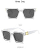 Square Sunglasses For Women Luxury Women Eyeglasses Sunglasses Square Metal Punk Rock Hip hop Glasses Men Women High Quality Designer Sunglasses For Men New Decent Design by Stevvex