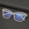 Square Women Reading Glasses Frame Crystal Multi-section Optical Computer Glasses Square Design Reading Glasses For Women Light Blocking Computer Reader Glasses For Men And Women by Stevvex