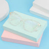 Square Women Reading Glasses Frame Crystal Multi-section Optical Computer Glasses Square Design Reading Glasses For Women Light Blocking Computer Reader Glasses For Men And Women by Stevvex