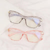 Square Women Reading Glasses Frame Crystal Multi-section Optical Computer Glasses Square Design Reading Glasses For Women Light Blocking Computer Reader Glasses For Men And Women by Stevvex