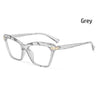 Square Women Reading Glasses Frame Crystal Multi-section Optical Computer Glasses Square Design Reading Glasses For Women Light Blocking Computer Reader Glasses For Men And Women by Stevvex