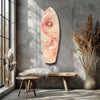 Pinky Swirl Glass Wall Art by Insigneart USA