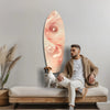 Pinky Swirl Glass Wall Art by Insigneart USA