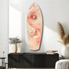 Pinky Swirl Glass Wall Art by Insigneart USA