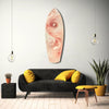 Pinky Swirl Glass Wall Art by Insigneart USA