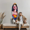 Supergirl Glass Wall Art by Insigneart USA