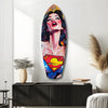 Supergirl Glass Wall Art by Insigneart USA