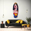 Supergirl Glass Wall Art by Insigneart USA