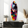 Shadowed Vigilante Glass Wall Art by Insigneart USA
