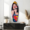 Supergirl Glass Wall Art by Insigneart USA