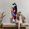 Shadowed Vigilante Glass Wall Art by Insigneart USA