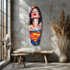 Supergirl Glass Wall Art by Insigneart USA