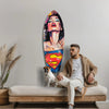 Supergirl Glass Wall Art by Insigneart USA