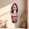 Supergirl Glass Wall Art by Insigneart USA