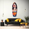 Supergirl Glass Wall Art by Insigneart USA