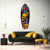 Street Soul Graffiti Skulls Glass Wall Art by Insigneart USA