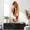 Listening the Waves Glass Wall Art by Insigneart USA