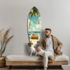 Timeless by the Sea V4 Glass Wall Art by Insigneart USA