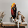 Lion Pride V6 Glass Wall Art by Insigneart USA