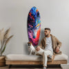 Alone Wolf V1 Glass Wall Art by Insigneart USA