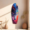 Alone Wolf V1 Glass Wall Art by Insigneart USA