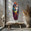 Alone Wolf V3 Glass Wall Art by Insigneart USA