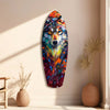 Alone Wolf V3 Glass Wall Art by Insigneart USA