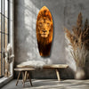 Mr Lion Glass Wall Art by Insigneart USA