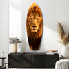 Mr Lion Glass Wall Art by Insigneart USA