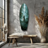 Light Saber in the Woods Glass Wall Art by Insigneart USA