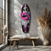 Colorful Lips V4 Glass Wall Art by Insigneart USA