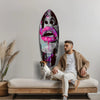 Colorful Lips V4 Glass Wall Art by Insigneart USA
