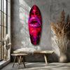 Colorful Lips V5 Glass Wall Art by Insigneart USA