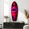 Colorful Lips V5 Glass Wall Art by Insigneart USA