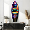 Colorful Lips V15 Glass Wall Art by Insigneart USA