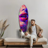 Colorful Lips V17 Glass Wall Art by Insigneart USA