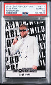 Graded 2022 Leaf Pop Century Jake Paul #IB-1 Influencer Card PSA 10 Gem Mint
