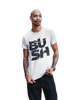 MERCHMOMENT Bush Stacked Logo Jumbo Print T-Shirt [Apparel] by Rock Band Apparel