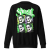 MERCHMOMENT Ghost Green Jokers Jumbo Print Sweatshirt [Apparel] by Rock Band Apparel