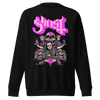 MERCHMOMENT Ghost What's for Dinner Jumbo Print Sweatshirt [Apparel] by Rock Band Apparel
