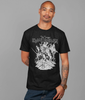 MERCHMOMENT Iron Maiden - Trooper Black and White Jumbo Print T-Shirt [Apparel] by Rock Band Apparel