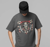 MERCHMOMENT MegaDeth - Hand Painted Vic Jumbo Print T-Shirt [Apparel] by Rock Band Apparel