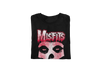 MERCHMOMENT Misfits Tagged Skull Jumbo Print T-shirt [Apparel] by Rock Band Apparel