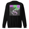 MERCHMOMENT Ozzy Osbourne Neon Bark Jumbo Print Sweatshirt [Apparel] by Rock Band Apparel